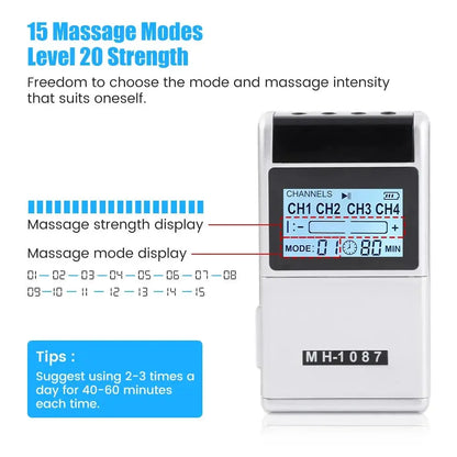 Professional Muscle Stimulator with 15 Modes - Nisiowelt