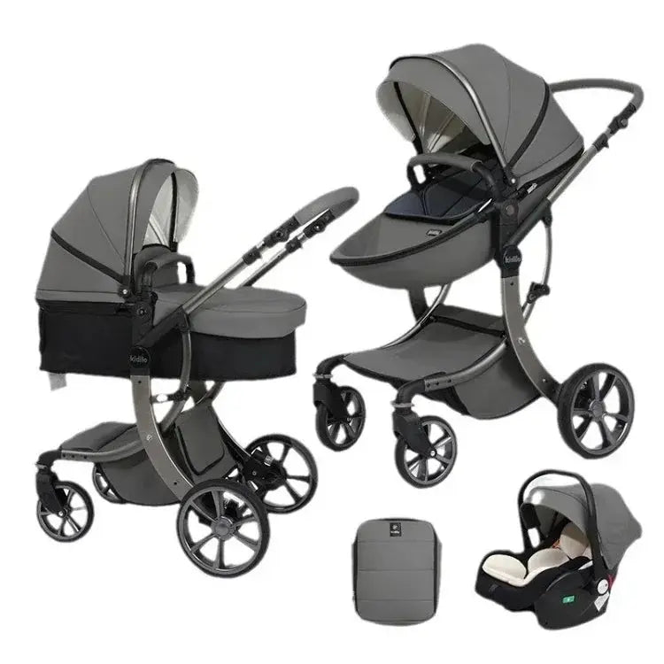 Baby Stroller 3-in-1 with Car Seat Nisiowelt