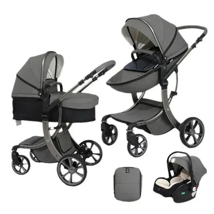 Baby Stroller 3-in-1 with Car Seat Nisiowelt