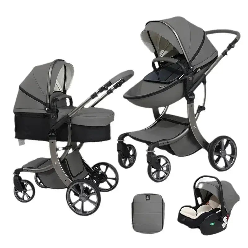 Baby Stroller 3-in-1 with Car Seat Nisiowelt