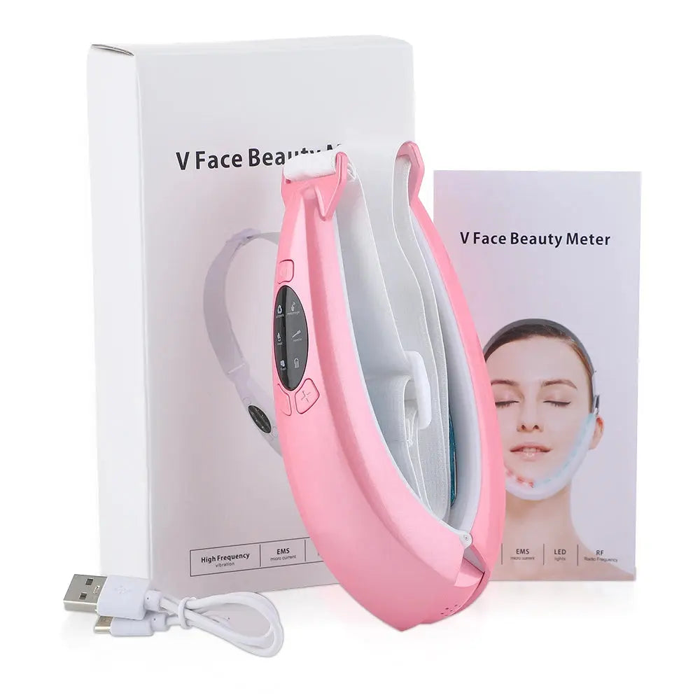 EMS Face Lifting Device – LED Photon Therapy & Vibration Facial Massager - Nisiowelt
