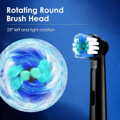 Electric Smart Rotating Toothbrush with 5 Modes & 4 Heads Nisiowelt
