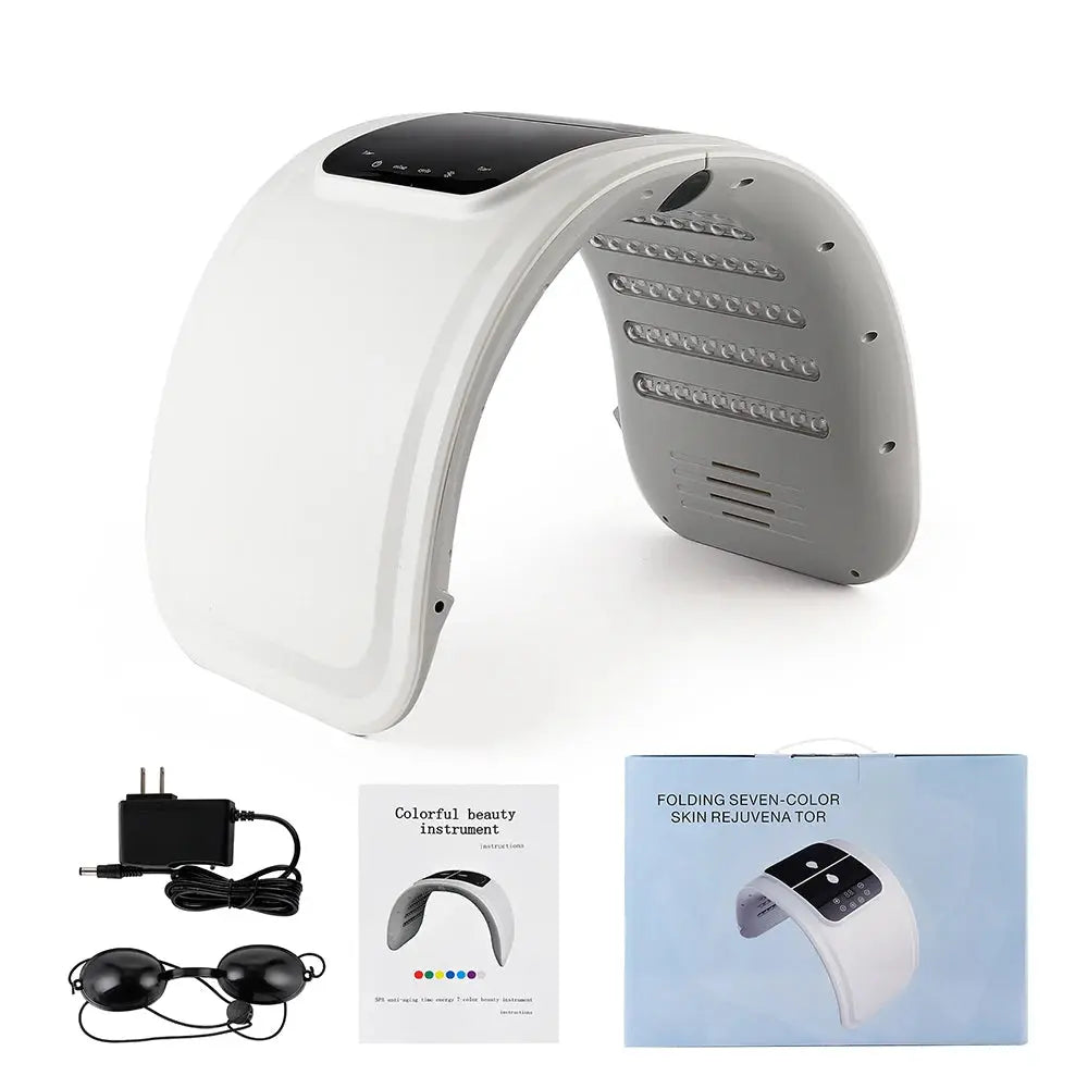 7-Color LED Face Mask Skin Rejuvenation Device - Nisiowelt