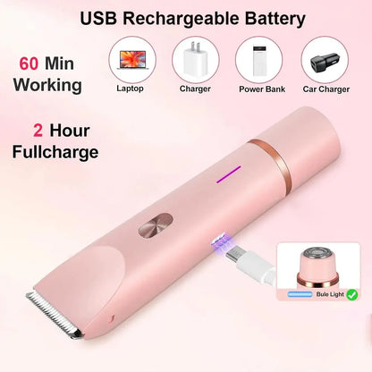 Painless Epilator & 2-in-1 Body Trimmer – Electric Shaver for Sensitive Areas Nisiowelt