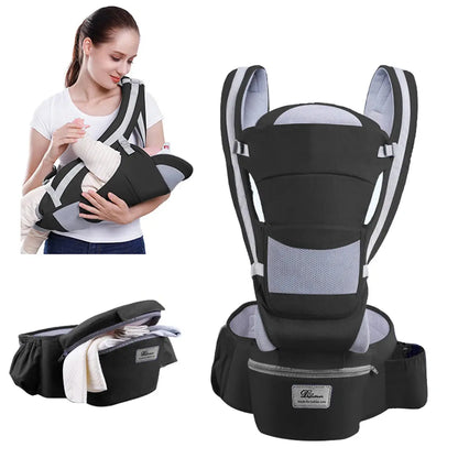 Newborn Ergonomic Baby Carrier Backpack Infant Baby Hipseat Carrier Front Facing Ergonomic Kangaroo Baby Wrap Sling Travel Nisiowelt