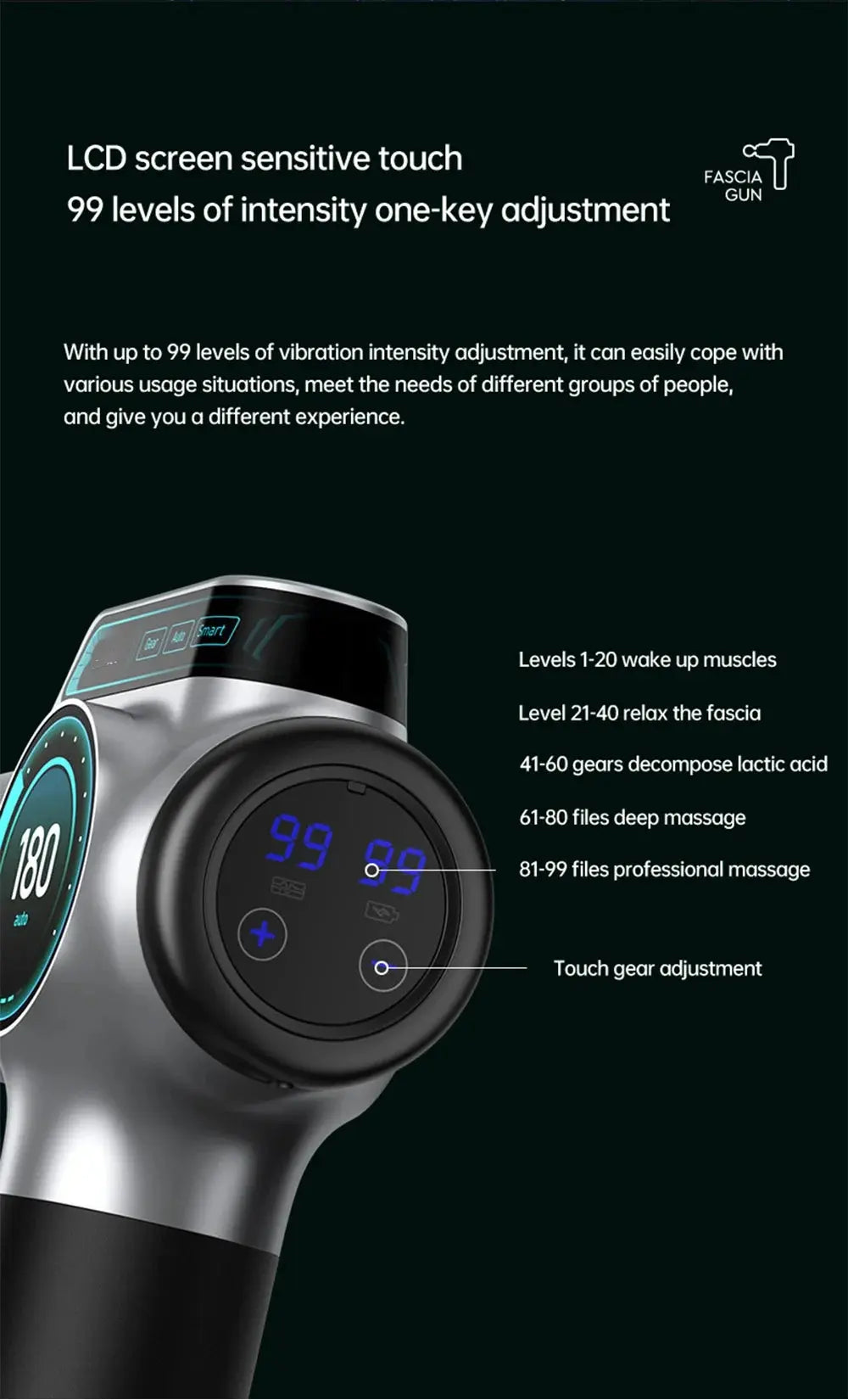 Professional Muscle Massage Gun – 99-Speed Recovery - Nisiowelt