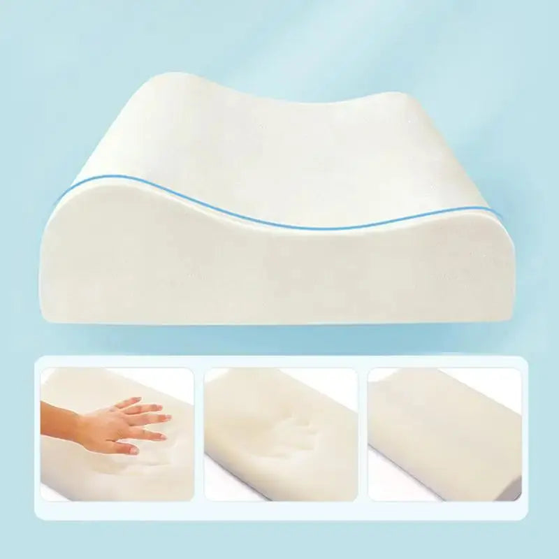 Kids Ergonomic Memory Foam Pillow 45x27x6cm - Nisiowelt