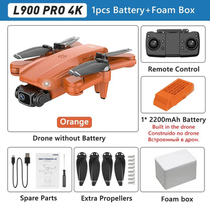 LYZRC L900 PRO GPS Drone 4K Professional HD Dual Camera 5G WIFI Brushless Motor FPV Quadcopter Foldable Aerial Photography Drone Nisiowelt