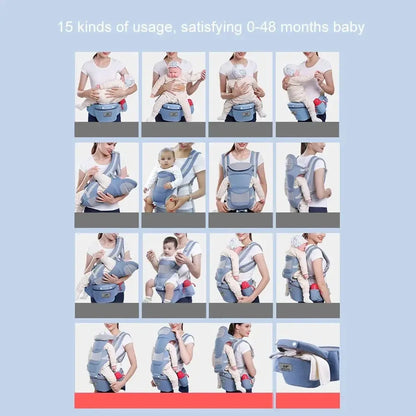 Newborn Ergonomic Baby Carrier Backpack Infant Baby Hipseat Carrier Front Facing Ergonomic Kangaroo Baby Wrap Sling Travel Nisiowelt