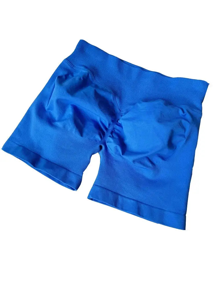 Impact Seamless Ribbed Shorts – 4.5" Yoga & Workout Nisiowelt
