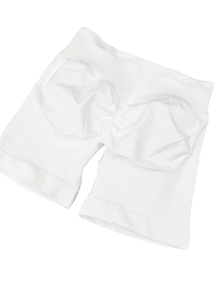 Impact Seamless Ribbed Shorts – 4.5" Yoga & Workout Nisiowelt