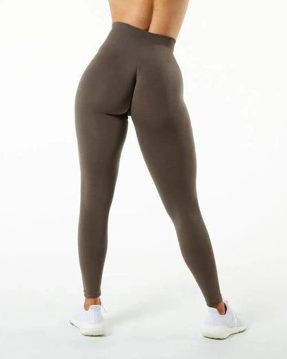 High Waist Push-Up Fitness Leggings - Seamless Scrunch Bum - Nisiowelt