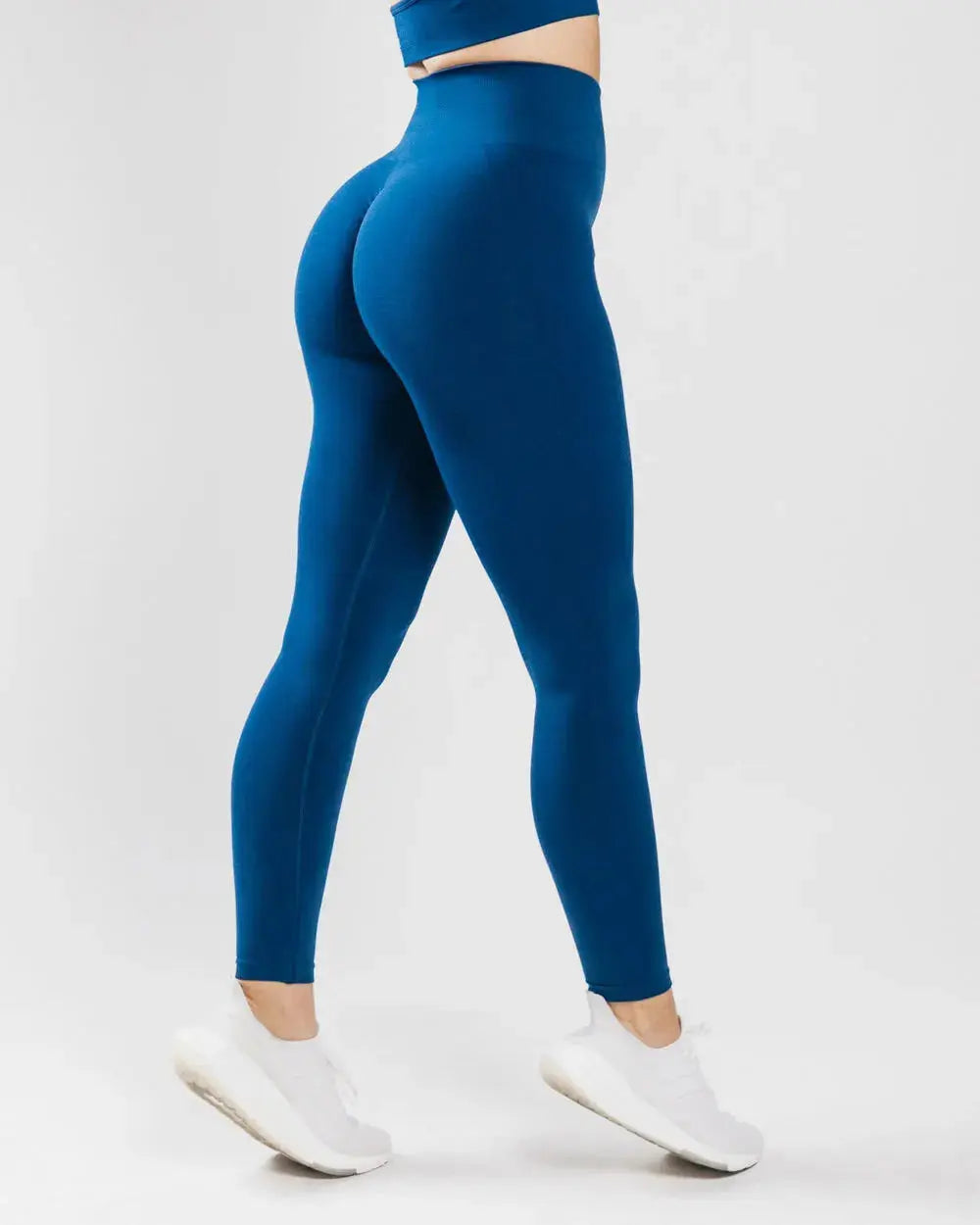 High Waist Push-Up Fitness Leggings - Seamless Scrunch Bum - Nisiowelt