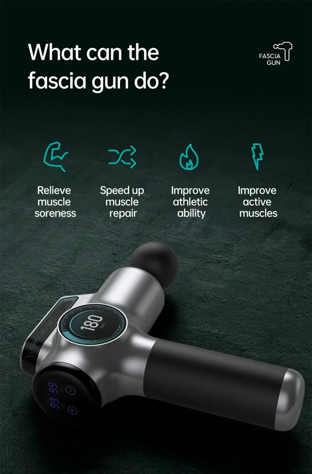 Professional Muscle Massage Gun – 99-Speed Recovery - Nisiowelt