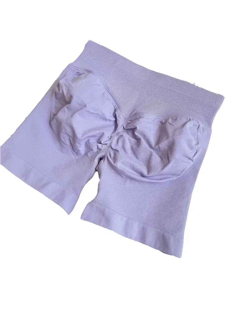 Impact Seamless Ribbed Shorts – 4.5" Yoga & Workout Nisiowelt