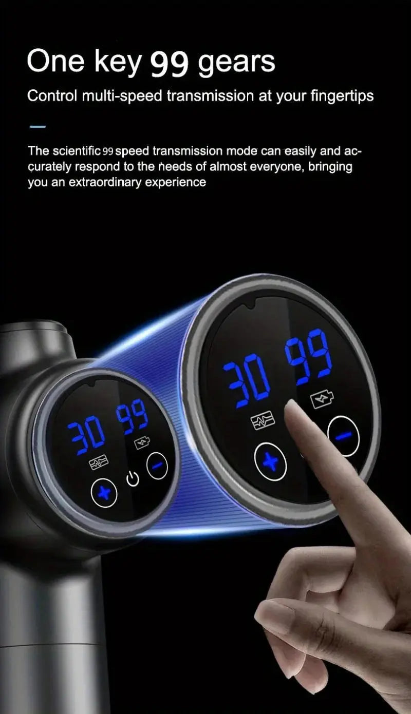 Professional Muscle Massage Gun – 99-Speed Recovery - Nisiowelt