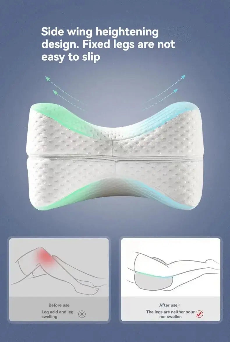 Heart-Shaped Memory Foam Leg Pillow - Nisiowelt