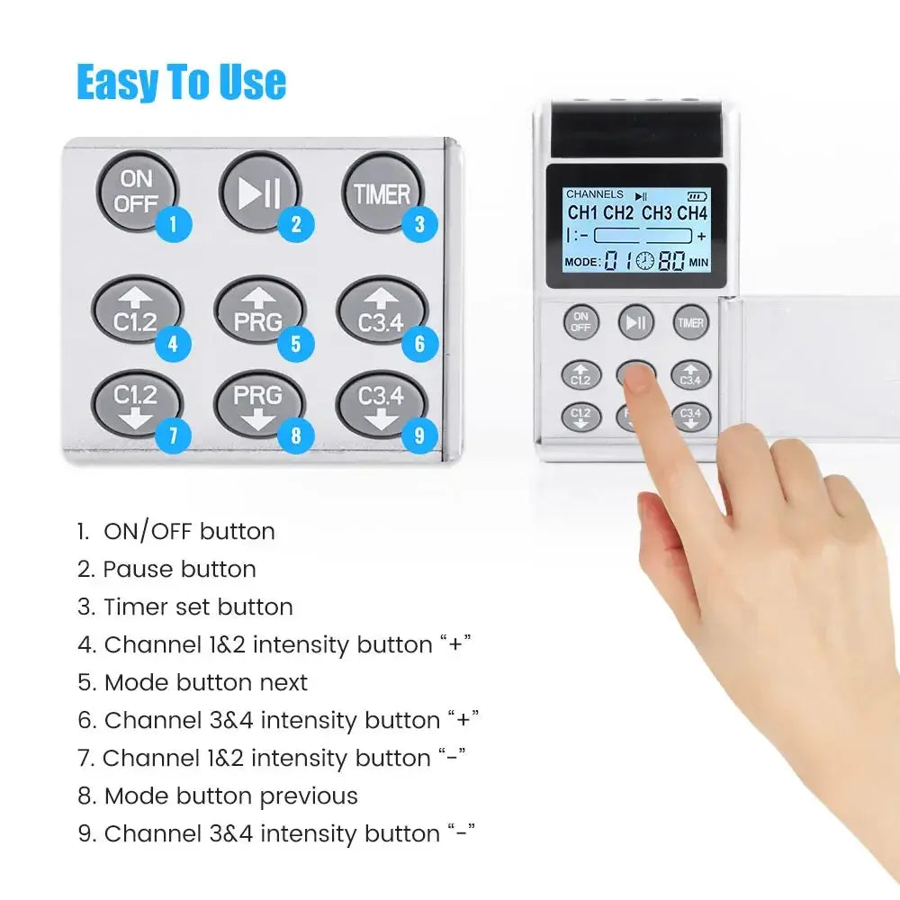 Professional Muscle Stimulator with 15 Modes - Nisiowelt