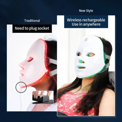 LED Face & Neck Beauty Massager - Nisiowelt
