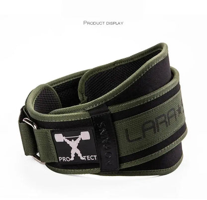 Men and Women Weightlifting Fitness Belt Training High Intensity Squat Deadlift Gym Nylon Waist Support Thickening For Back Nisiowelt