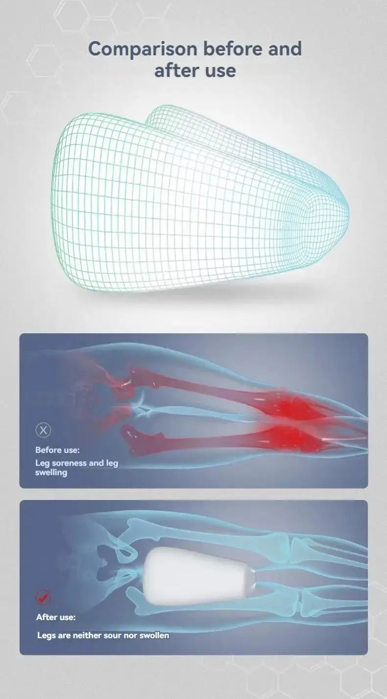 Heart-Shaped Memory Foam Leg Pillow - Nisiowelt
