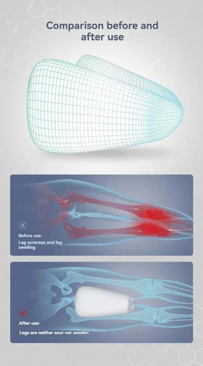 Heart-Shaped Memory Foam Leg Pillow - Nisiowelt