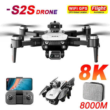 S2S Mini Drone 4K/8K Camera Foldable RC Quadcopter with Obstacle Avoidance Nisiowelt
