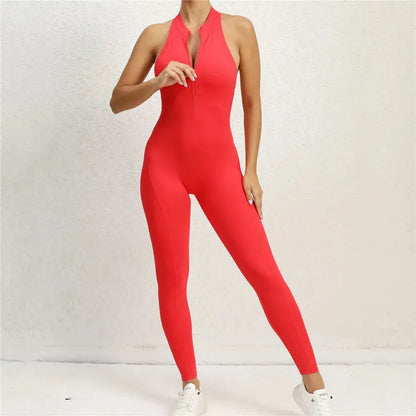 Women’s Deep V Tracksuit Yoga Set - Nisiowelt