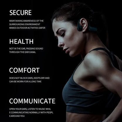 Bone Conduction Bluetooth 5.3 Sports Headphones Nisiowelt
