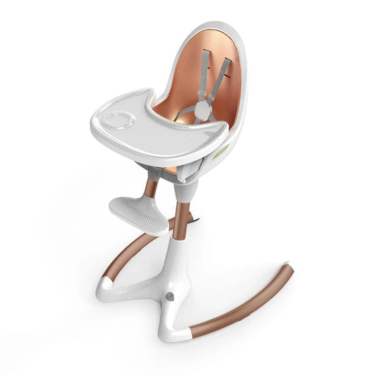 Luxury Adjustable Baby High Chair with PU Cushion & Footrest Nisiowelt