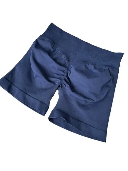 Impact Seamless Ribbed Shorts – 4.5" Yoga & Workout Nisiowelt