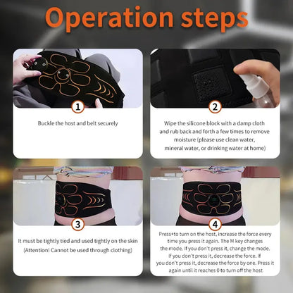 EMS Abdominal Muscle Trainer – Waist Slimming & Toning - Nisiowelt