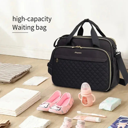 Large Capacity Travel Bag Multifunctional Maternity Mother Baby Stroller Bags New Style Waterproof Diaper Bag Black nappy bag Nisiowelt