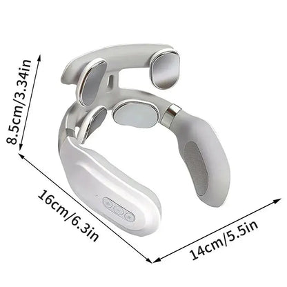 Neck Massage Machine – Heat & Vibration Therapy - Nisiowelt