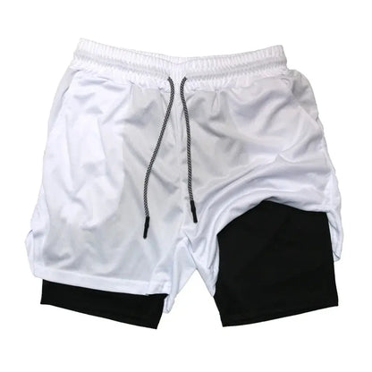 Men's 2-in-1 Fitness Shorts - Nisiowelt