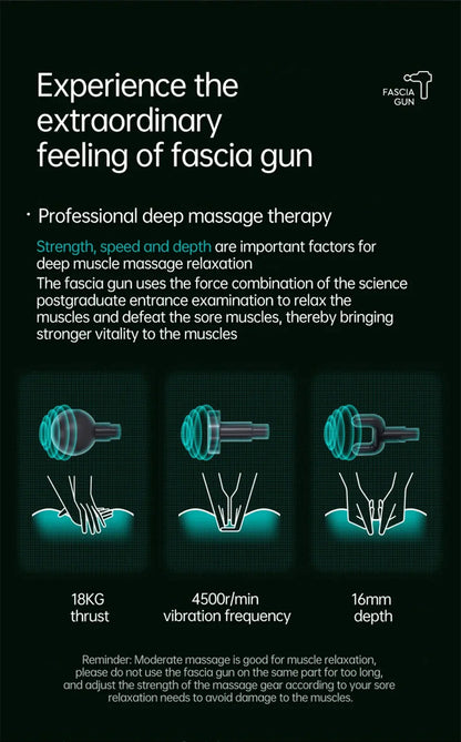 Professional Muscle Massage Gun – 99-Speed Recovery - Nisiowelt
