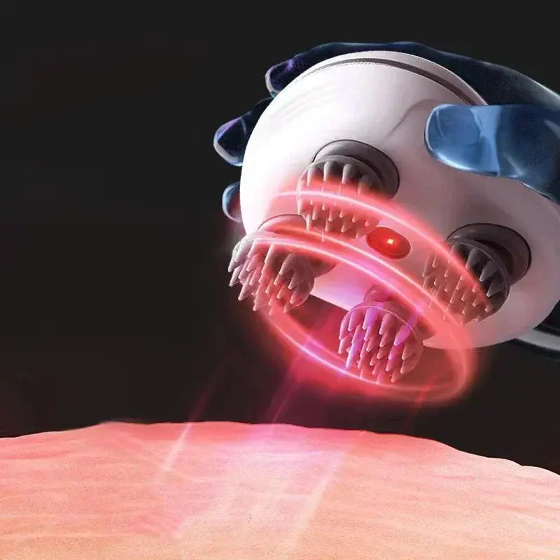 Electric Scalp Massager with Red Light Therapy - Nisiowelt
