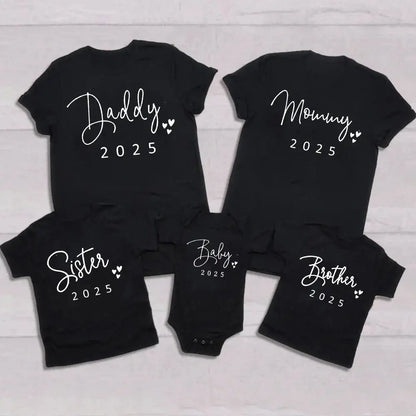 Family Matching 2025 T-Shirt Set for Dad, Mom, Sister, Brother & Baby - Nisiowelt