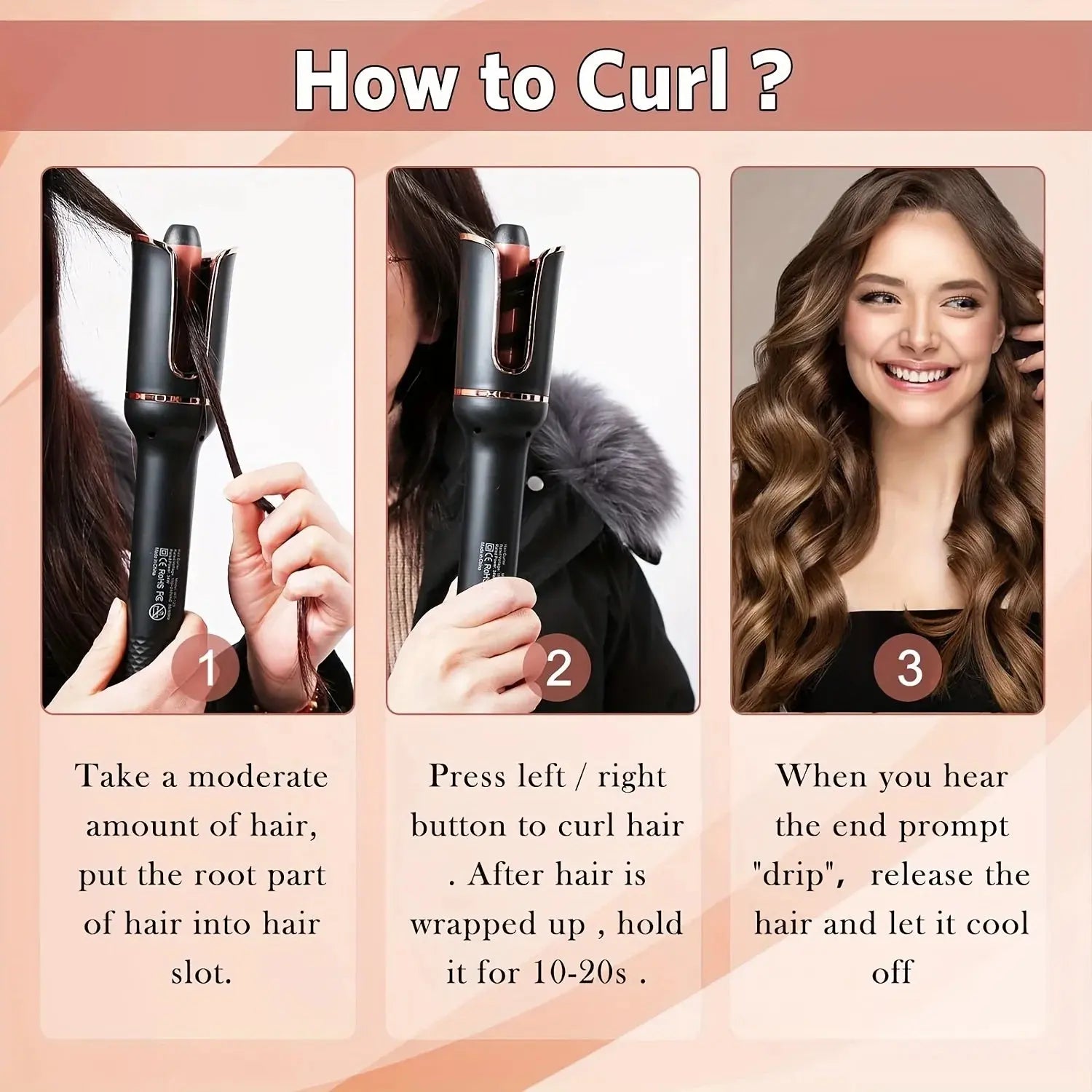 Automatic Hair Curler | Effortless Perfect Curls Nisiowelt