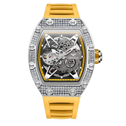 ONOLA Luxury Automatic Waterproof Men's Watch with Diamond - Nisiowelt