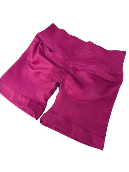 Impact Seamless Ribbed Shorts – 4.5" Yoga & Workout Nisiowelt