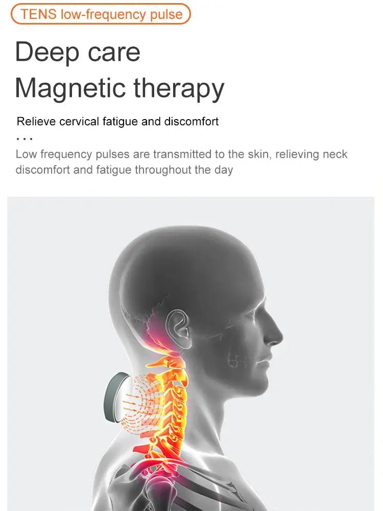 Neck Massage Machine – Heat & Vibration Therapy - Nisiowelt
