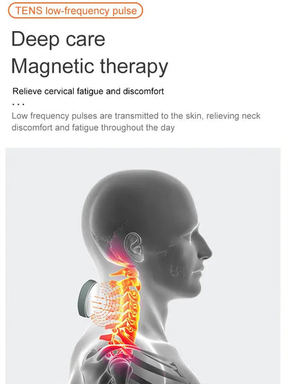 Neck Massage Machine – Heat & Vibration Therapy - Nisiowelt