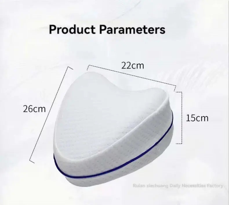 Heart-Shaped Memory Foam Leg Pillow - Nisiowelt