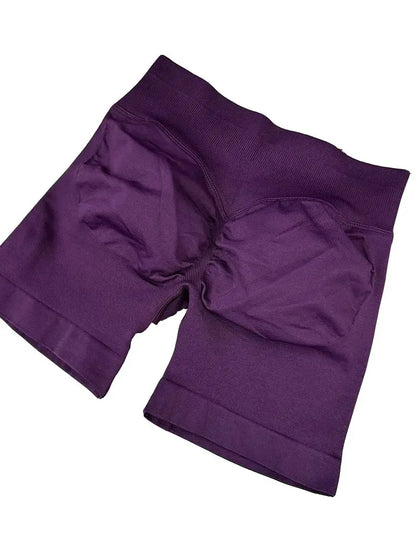 Impact Seamless Ribbed Shorts – 4.5" Yoga & Workout Nisiowelt