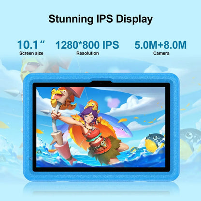 Tablet Infantil 10.1" Android 13, 12GB RAM, 128GB, 4G LTE Nisiowelt