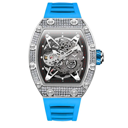 ONOLA Luxury Automatic Waterproof Men's Watch with Diamond - Nisiowelt