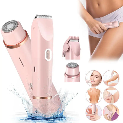 Painless Epilator & 2-in-1 Body Trimmer – Electric Shaver for Sensitive Areas Nisiowelt