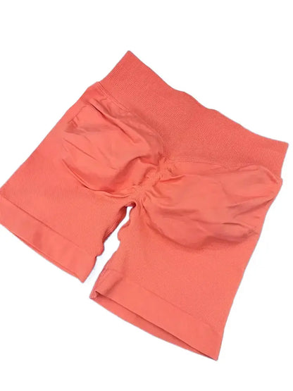 Impact Seamless Ribbed Shorts – 4.5" Yoga & Workout Nisiowelt