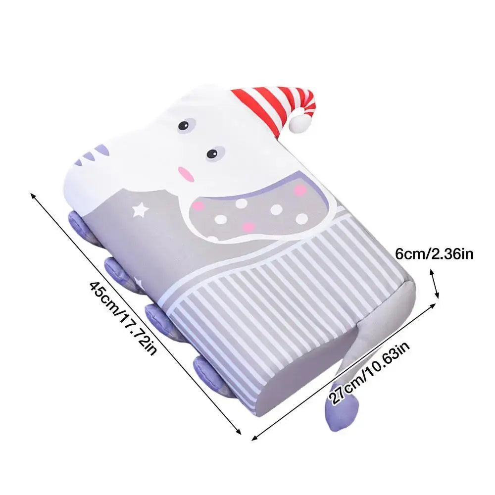 Kids Ergonomic Memory Foam Pillow 45x27x6cm - Nisiowelt